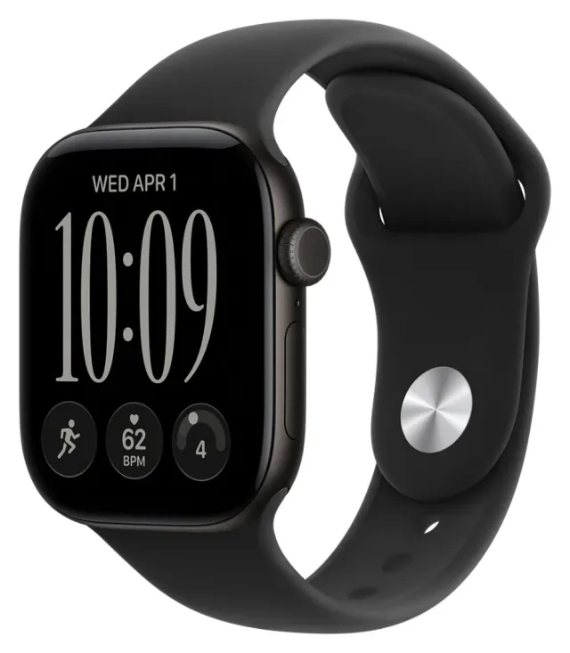 Apple Watch Series 12 42 mm — Black, correa S/M