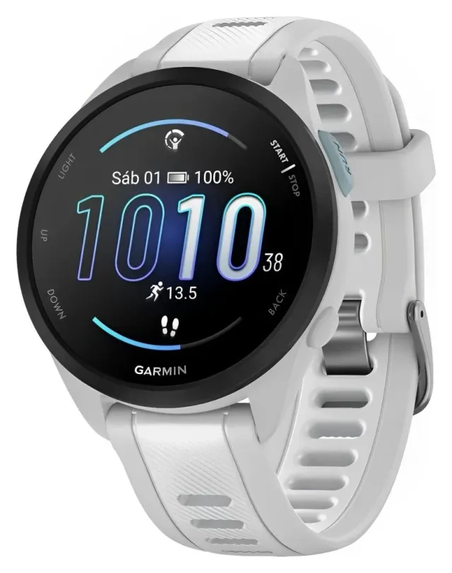 Garmin Forerunner 165 — Mist Gray/Whitestone