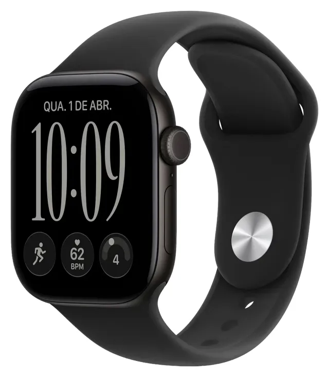 Apple Watch Series 12 42 mm — Black, correa M/L
