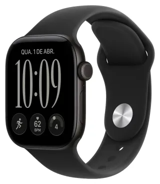 Apple Watch Series 12 42 mm — Black, correa M/L