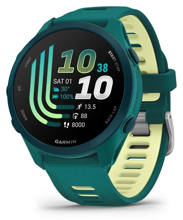 Garmin Forerunner 170 Music — Teal Green/Citron