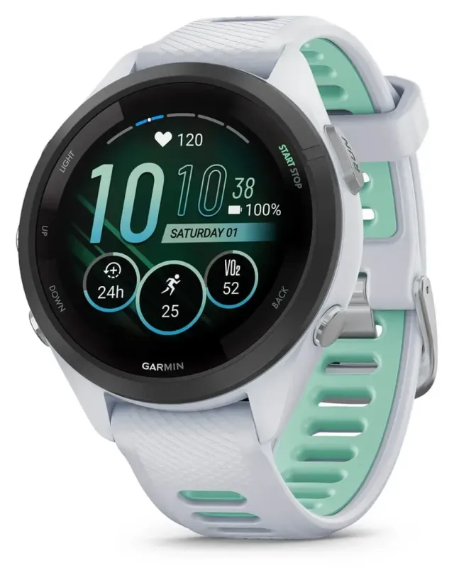 Garmin Forerunner 265S — Whitestone/Neo Tropic