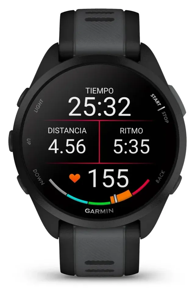Garmin Forerunner 165 Music — Black/Slate Gray, vista 2