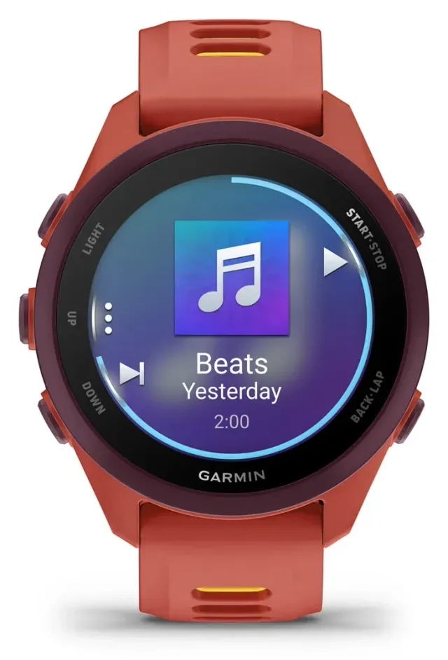 Garmin Forerunner 170 Music — Red Pink/Mango, vista 2