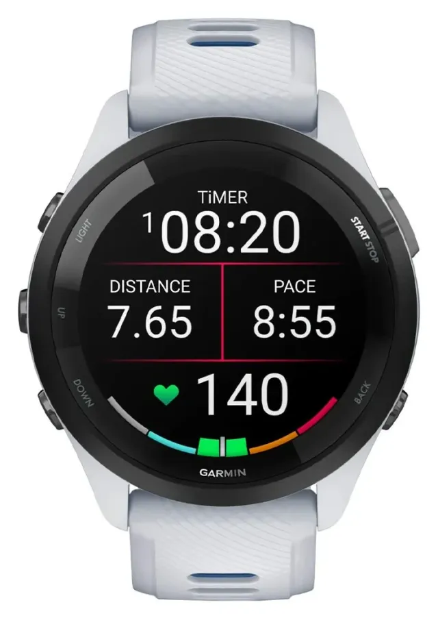 Garmin Forerunner 265 — Whitestone, vista 2