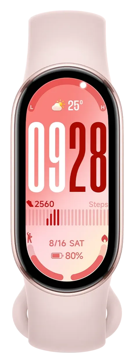 Xiaomi Smart Band 10 — Mystic Rose, vista 2