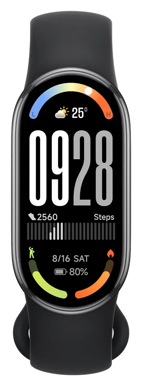 Xiaomi Smart Band 10 — Midnight Black, vista 2