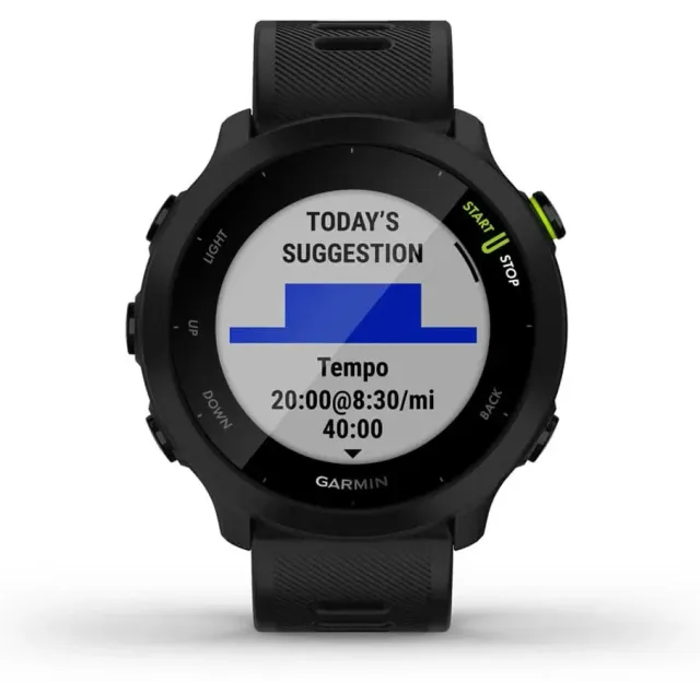 Garmin Forerunner 55 — Black, vista 2