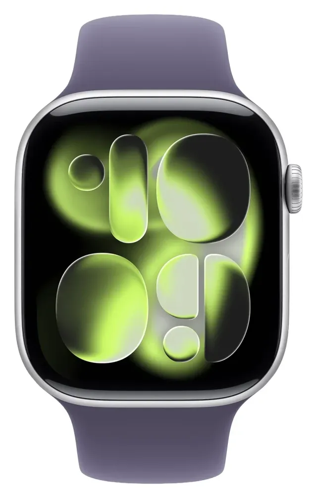 Apple Watch Series 11 46 mm — Silver, correa M/L, vista 2