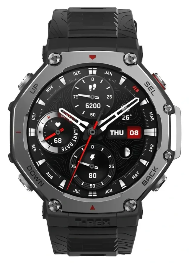 Amazfit T-Rex 3 — Onyx, vista 2