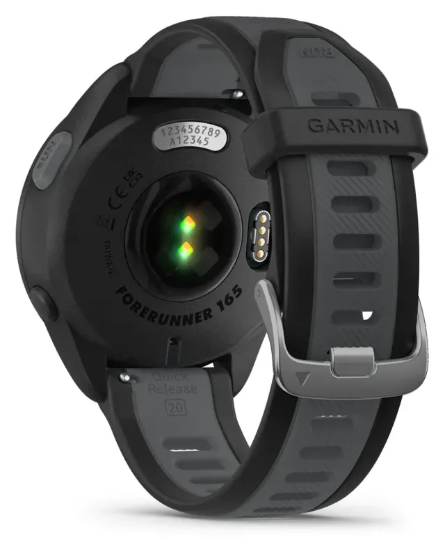Garmin Forerunner 165 — Black/Slate Gray, vista 3