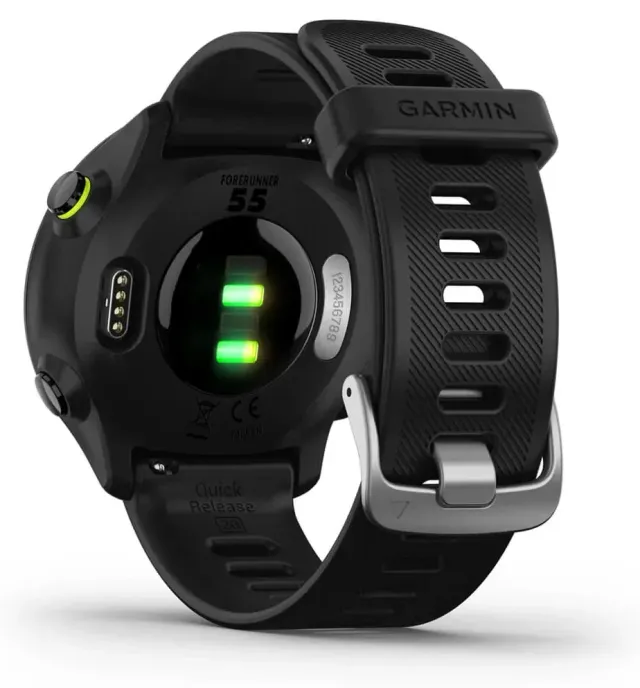 Garmin Forerunner 55 — Black, vista 3