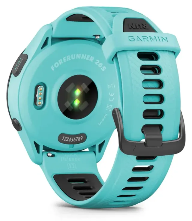 Garmin Forerunner 265 — Aqua, vista 3