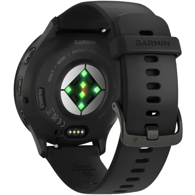 Garmin Venu 3 — Black, vista 3