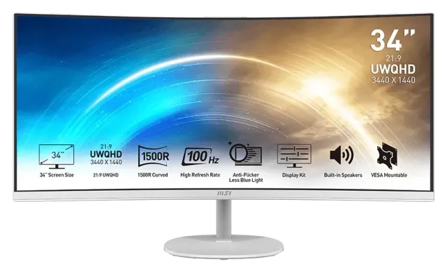 MSI PRO MP341CQW 34" UWQHD