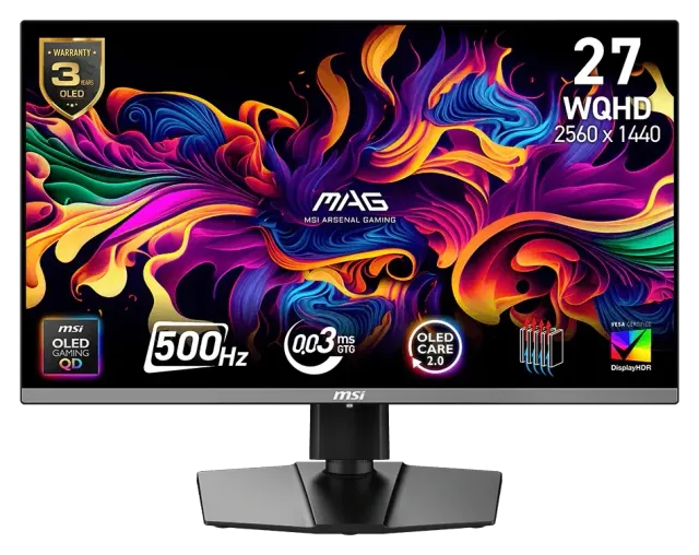 MSI MAG 272QP QD-OLED X24 26,5" WQHD 240 Hz