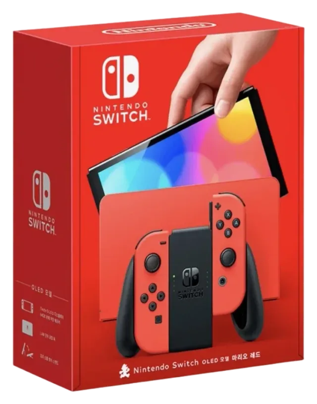 Nintendo Switch OLED 64 GB edición Mario roja (HEG-S-RAAAA)