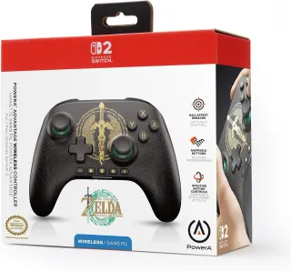 Control inalámbrico PowerA Advantage para Switch 2 — Zelda: Tears of the Kingdom