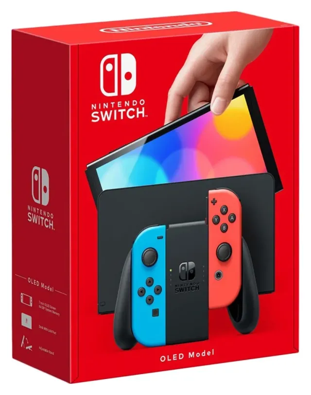 Nintendo Switch OLED 64 GB neón (HEG-S-KABAA)
