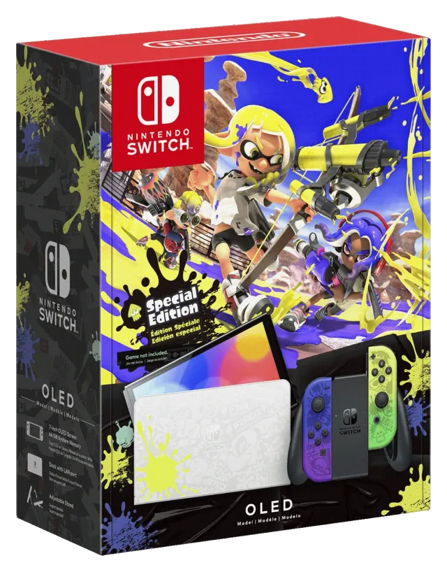 Nintendo Switch OLED 64 GB edición Splatoon 3 (HEG-S-KCAAA)