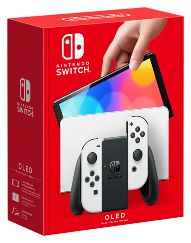 Nintendo Switch OLED 64 GB blanca (HEG-S-KAAAA)