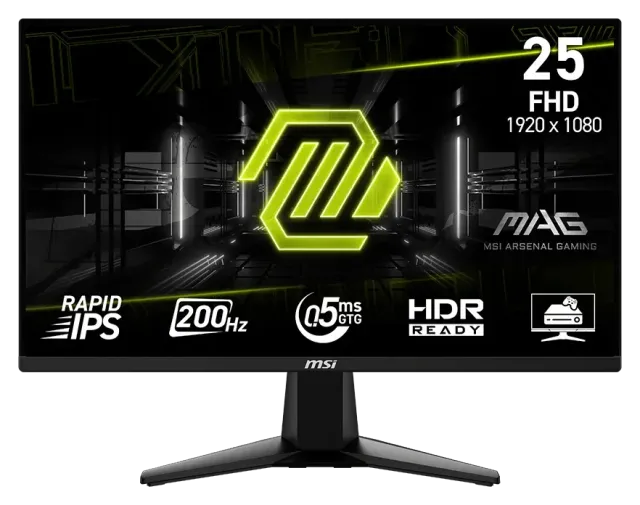MSI MAG 255F E20 24,5" FHD 200 Hz