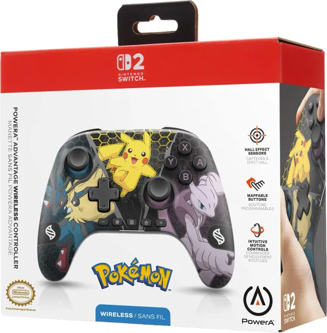 Control inalámbrico PowerA Advantage para Switch 2 — Pokémon: Mega Evoluciones