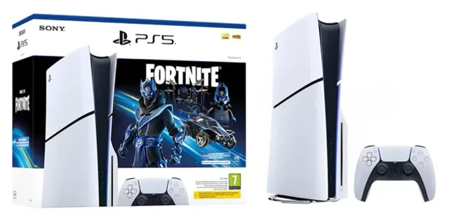 PlayStation 5 Slim 1 TB con lector — pack Fortnite (CFI-2115A)