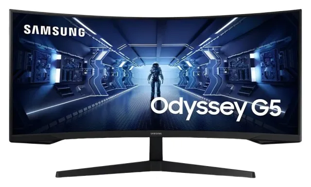 Samsung Odyssey G5 34" WQHD curvo