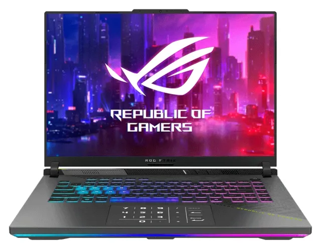 ASUS ROG Strix G16 — RTX 5070 a 100 W, 165 Hz