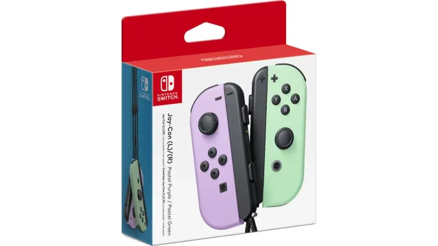 Joy-Con (L)/(R) de Nintendo Switch — Pastel Purple / Pastel Green
