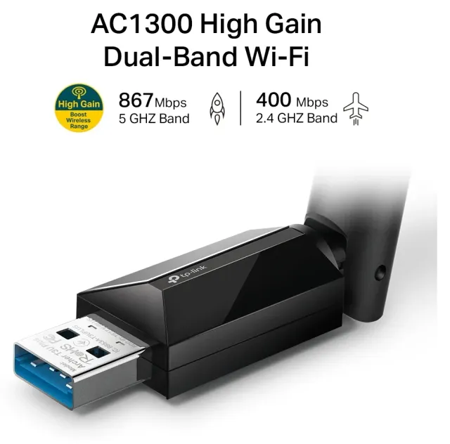 TP-Link Archer T3U Plus, vista 2