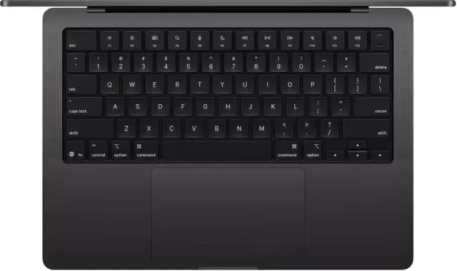 Apple MacBook Pro 14" M5 — 1 TB, Space Black, vista 2