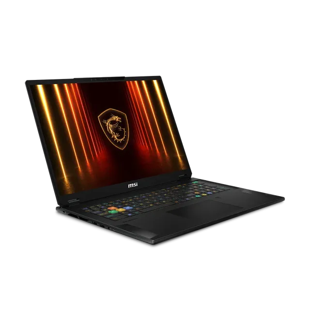 MSI Stealth 18 HX AI — RTX 5090, Mini LED 4K, vista 2