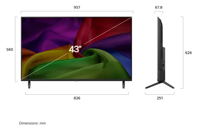 LG NANO NU800 43" 4K, vista 2