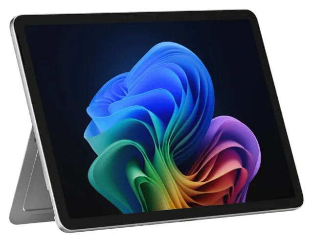 Microsoft Surface Pro 12" con teclado — Platinum, vista 2