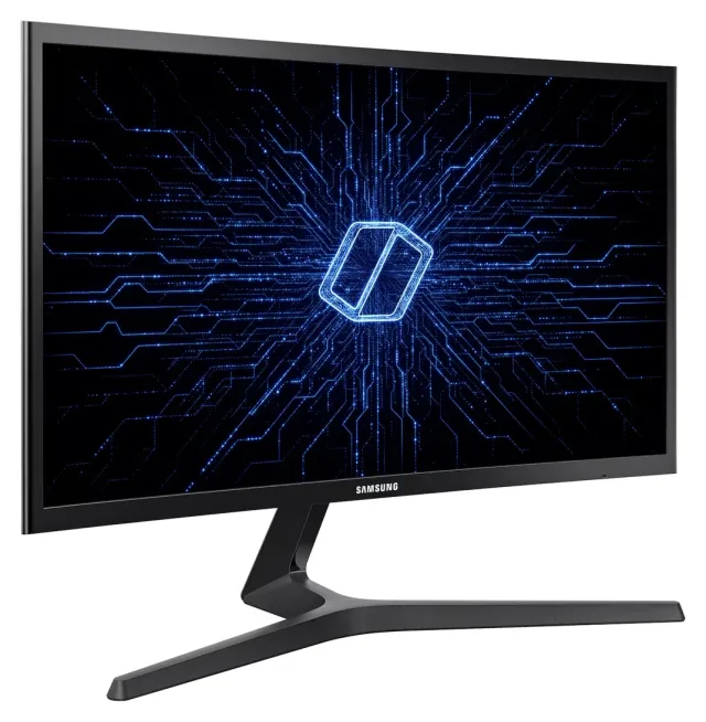 Samsung Odyssey CRG5 24" FHD curvo, vista 2