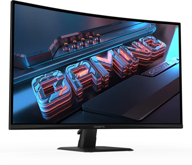 Gigabyte GS32QCA 31,5" QHD curvo, vista 2