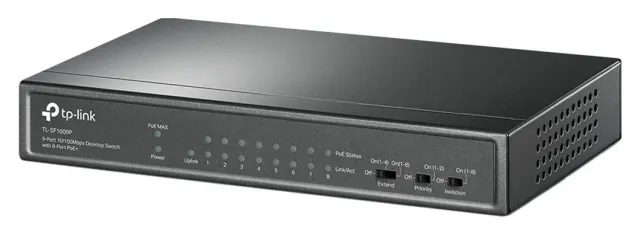 TP-Link Switch TL-SF1009P, vista 2