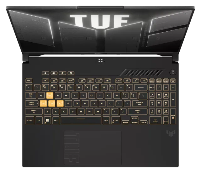 ASUS TUF Gaming F16 — RTX 4050, teclado español, vista 2