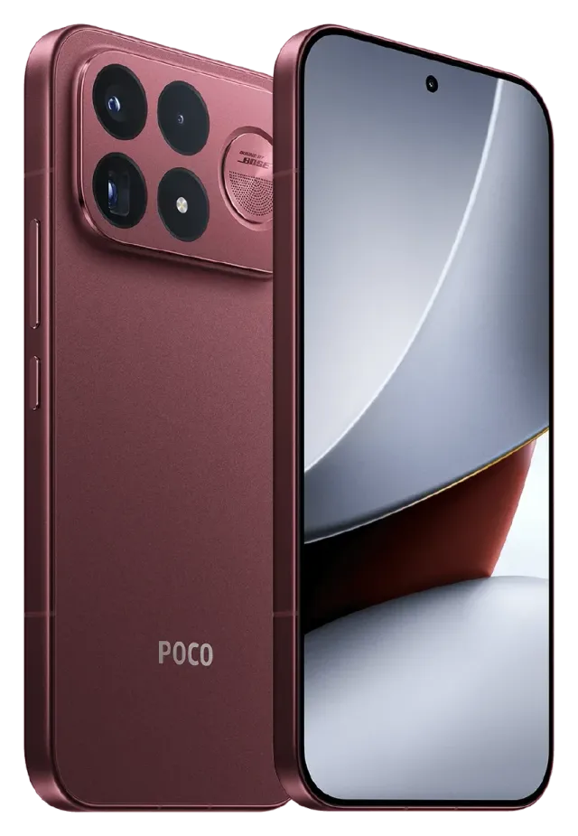 Xiaomi Poco F9 Ultra 5G 256 GB 12 GB RAM Dark Cherry, vista 2
