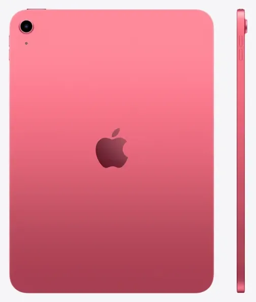 Apple iPad 11 (A16) Wi-Fi + Cellular — 128 GB, Pink, vista 2