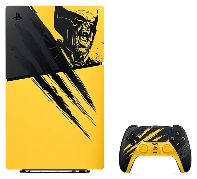 PlayStation 5 Slim 825 GB Digital — edición Marvel's Wolverine (CFI-2115B), vista 2