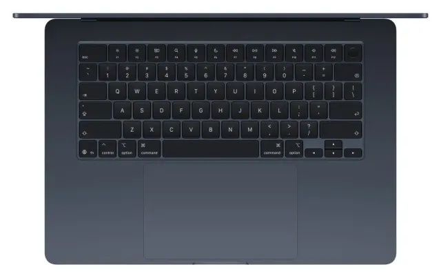Apple MacBook Air 15" M5 — 512 GB, Midnight, vista 2