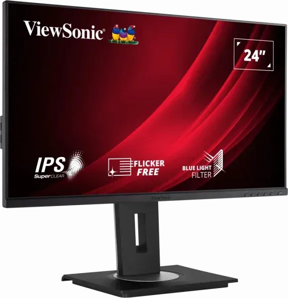 ViewSonic VG2448A 24" ergonómico, vista 2