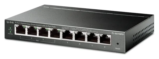 TP-Link Switch TL-SG108PE, vista 2