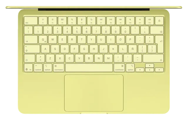 Apple MacBook Neo 13" — 256 GB, Citrus (teclado español), vista 2