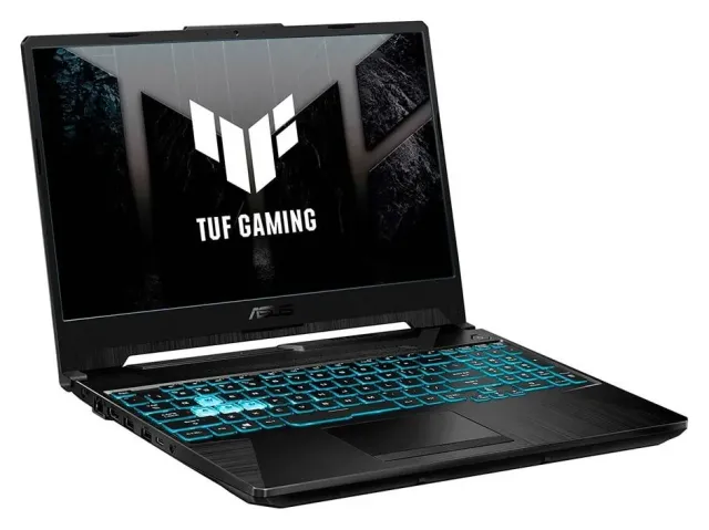 ASUS TUF Gaming A15 — RTX 3050, teclado en español, vista 2