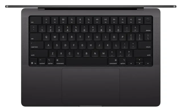 Apple MacBook Pro 14" M5 — 24 GB, 1 TB, Space Black, vista 2