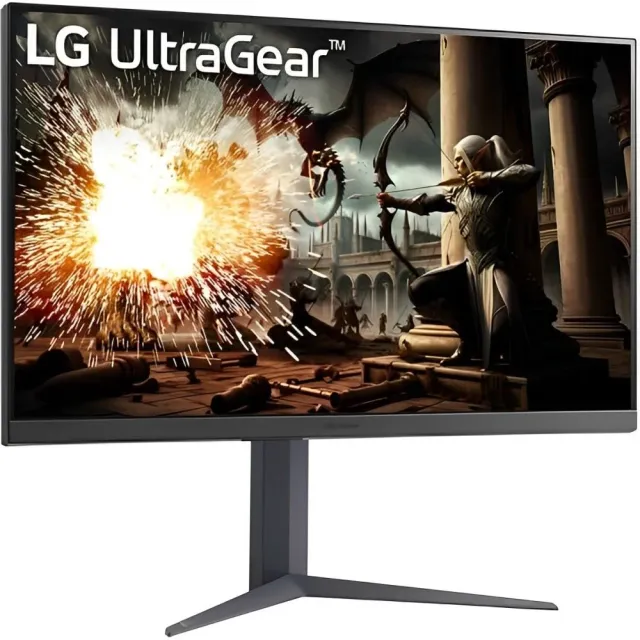 LG UltraGear 32GS75Q-B 32" QHD 180 Hz, vista 2
